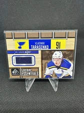 18/19 SP GAME USED LOCKER ESSENTIALS GU Vladimir Tarasenko #LE-VT STL
