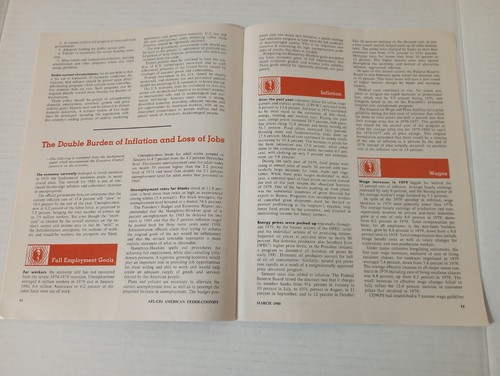 AFL-CIO American Federationist March 1980 Labor's Outlook - Building On Strength - Picture 7 of 8