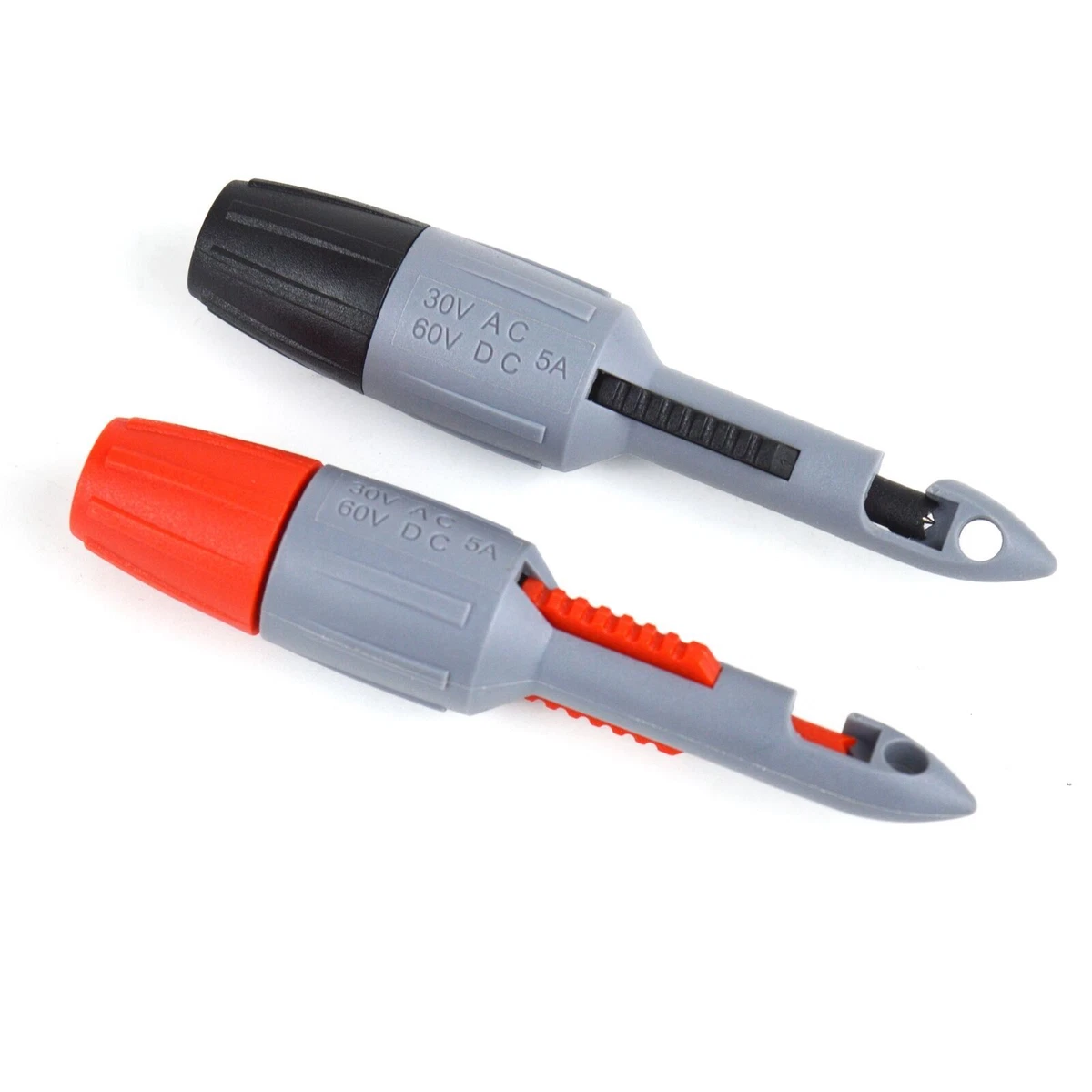 2 Sonde Di Test P5008 Per Multimetro, Rosse E Nere, Aghi In Acciaio Inox 600V/10A Per Prove Non Distruttive - 2