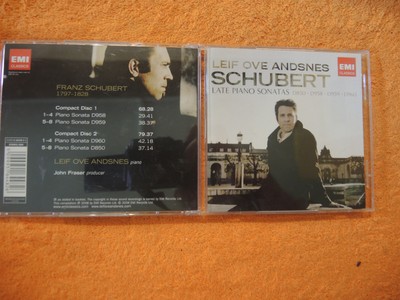 Franz SCHUBERT: LEIF OVE ANDSNES - KLAVIERSONATEN 17,19-21 CD EMI 2 CD s