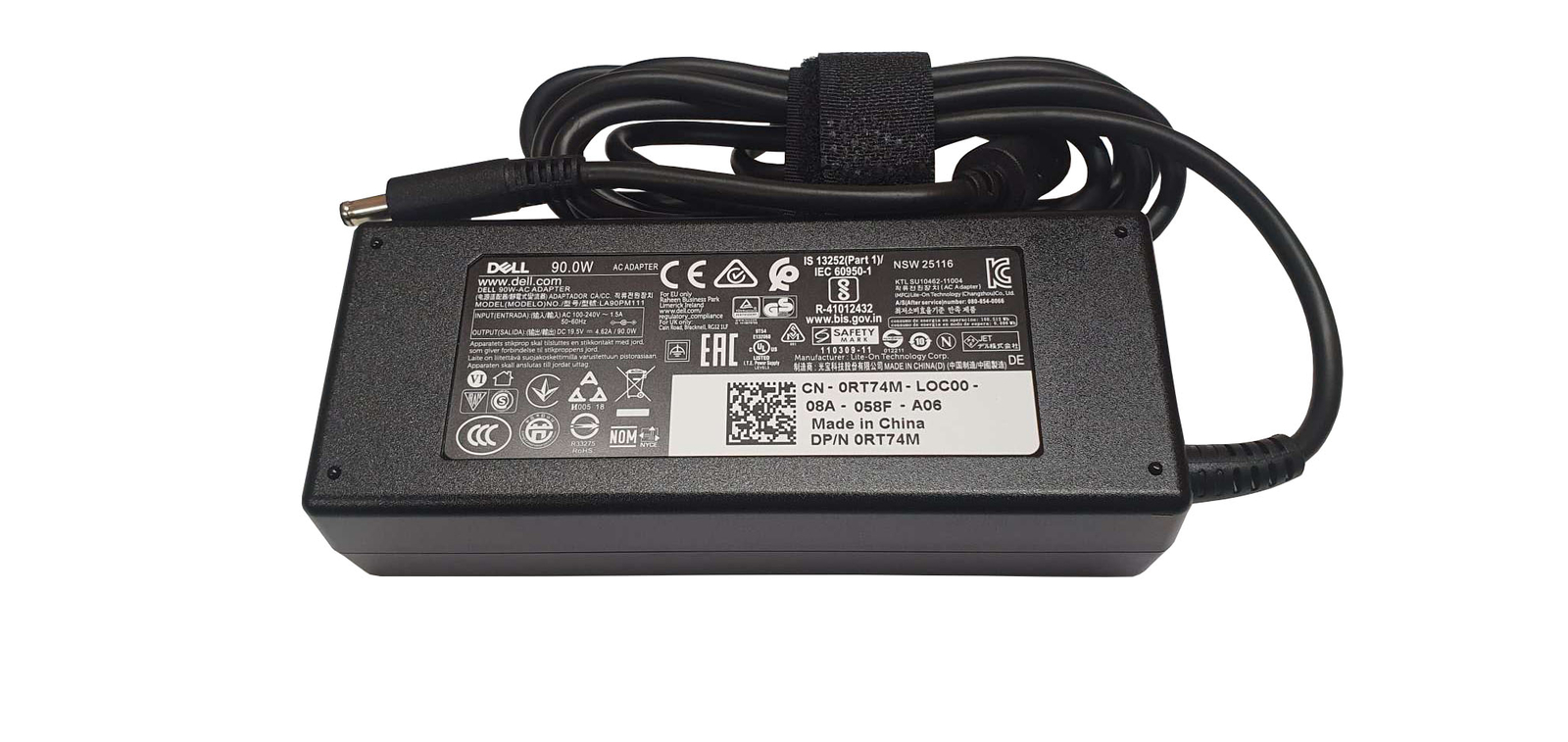 Original 19.5V 4.62A AC Adapter 90W Power Supply for Dell 332-0972 Laptop