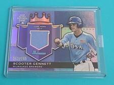2012 Bowman Draft All-Star Futures Game Worn Relic /199 Scooter Gennett FGR-SG Y