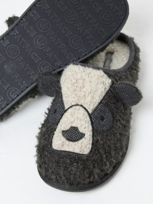 Fat Face Cubby the Bear Cub Hausschuhe Medium Größe UK 8 - 9 NEU UVP 32£