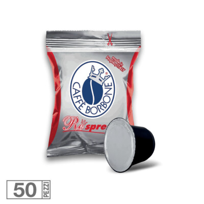 50 Kapseln Pads Caffe' Borbone miscela rossa Respresso Kompatibel Nespresso