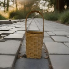 Peg Basket 19th Centry Basket Company Signed And Dated 1989