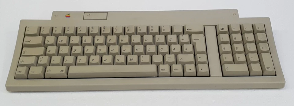 Apple Keyboard II M0487 1991 Tastatur RaRe Retro Vintage Sammler Defekt