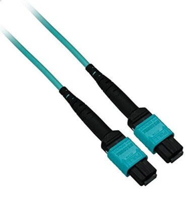 MTP 10GB 50/125 OM3 Multimode Fiber Cable Plenum Ofnp 12 2M F/F Type A Network