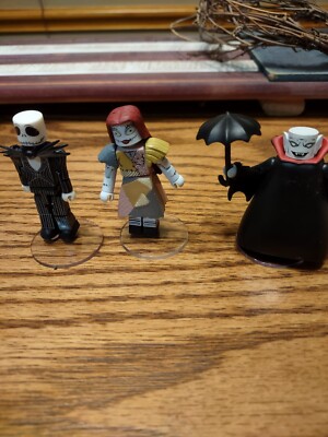 Mini Mates The Nightmare Before Christmas Jack Skellington,Sally, VampirFigures,