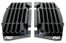 FLO MOTORSPORTS 2016 KTM 125 SX HIGH FLOW RADIATOR BRACES BLACK FLO751BLK
