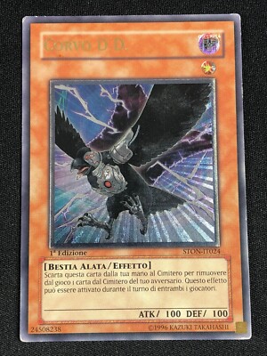 YUGIOH D.D. CROW STON-IT024 1ST ULTIMATE LP ITALIAN