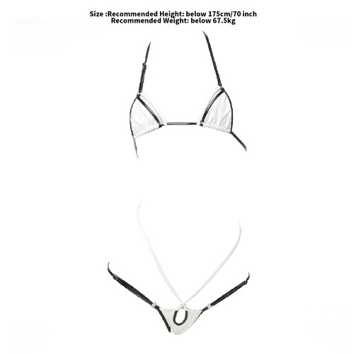 Women Lingerie Swimwear Micro Mini Bikini Briefs G-string Thong Bra Underwear - Picture 35 of 41