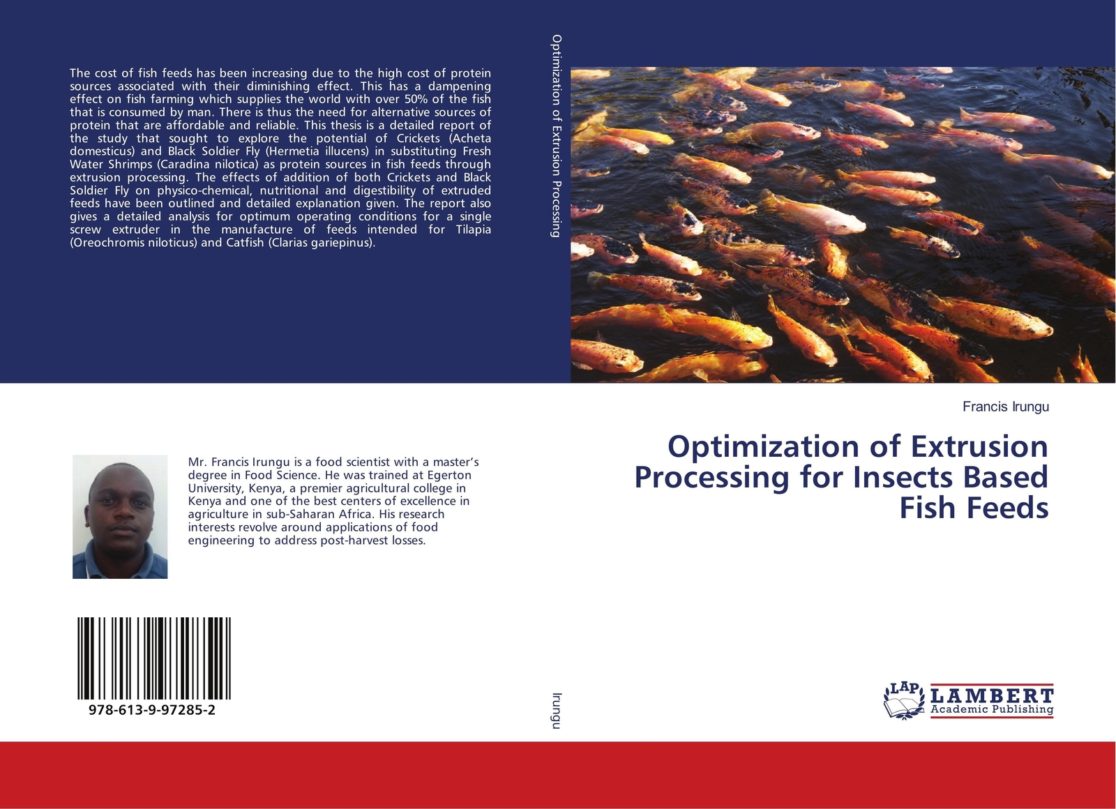 Thumbnail - Optimization Of Extrusion Processing For Insects Based Fish Feeds |