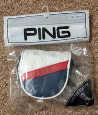 PING Limited Edition Stars Mallet Putter Head Cover Red/White/Blue New SEALED