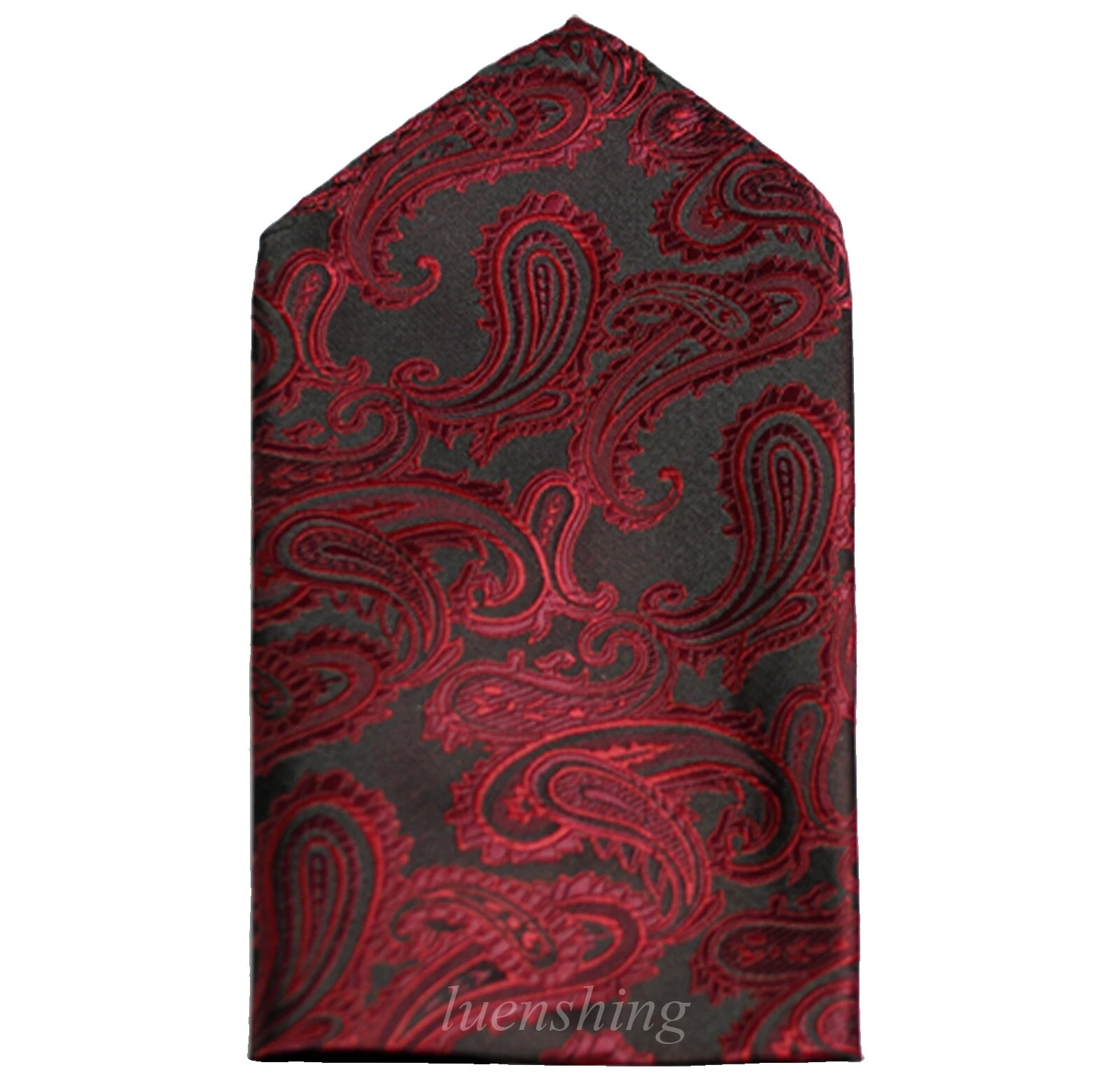 Bolsillo con estampado multicolor Pañuelos cuadrados para hombres