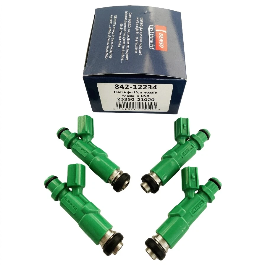4 件 Denso Denso 燃油喷射器 23250-21020 适用于 2000 - 09 丰田普锐斯 Scion xA xB — 第 3/4 张图片