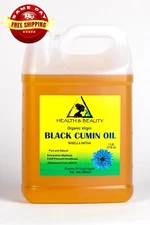 BLACK CUMIN SEED OIL UNREFINED ORGANIC VIRGIN RAW COLD PRESSED PURE 2 OZ - 7 LB
