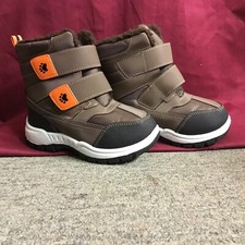 New Boys Rugged Bear RB89652A Brown 2-Strap Snowboots Size 6