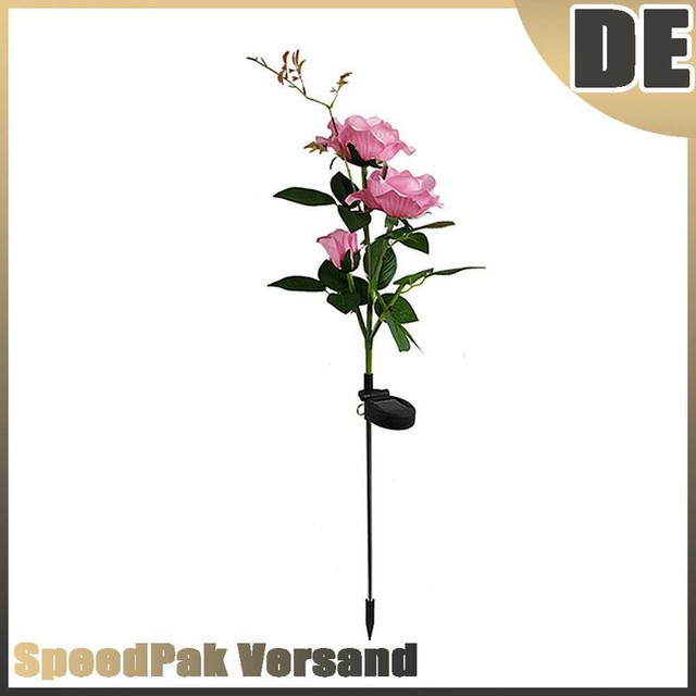 Nue N/D Solar-Gartenstecker Blumenbeleuchtung wasserdicht für den Außenbereic Nue N/D Solar-Gartenstecker Blumenbeleuchtung wasserdicht für den Außenbereic