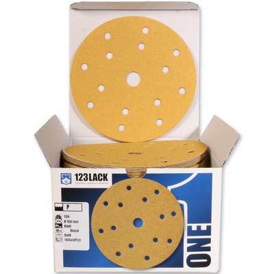 Schleifpapier-Set 150 Mm – 100 Klettscheiben, Körnungen P60 Bis P150, Für Exzenterschleifer