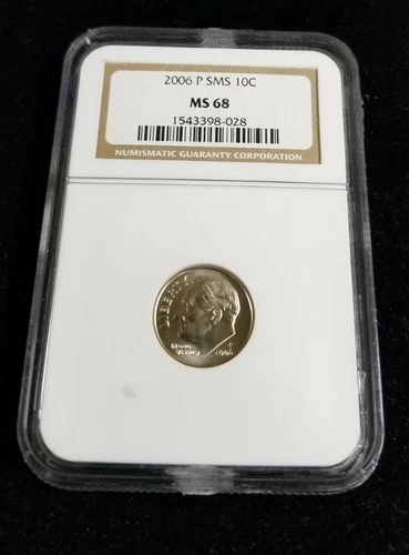 2006 P Roosevelt Dime NGC SMS MS 68