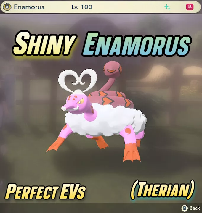 🌟Enamorus Legendary Incarnate Form Best Stats Pokemon Legends Arceus  Home🌟