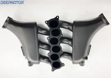 Deepmotor GTR R35 VR38DETT Billet Intake Manifold for 09-UP Nissan plenum Black
