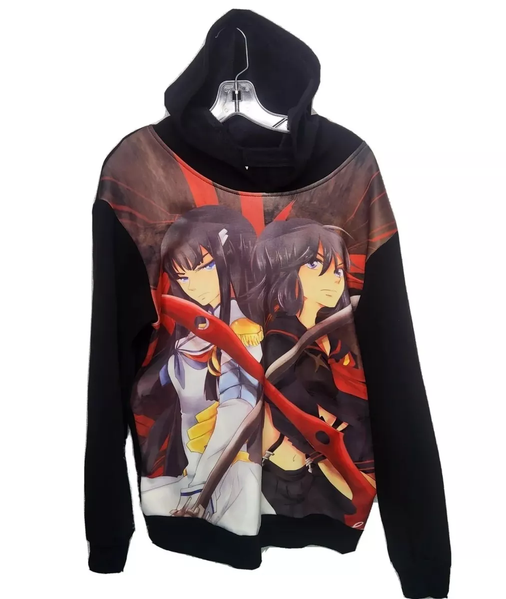Ryuko Matoi Kill La Kill Anime Manga Cosplay Hoodie Sweatshirt Size 3XL