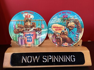 ALF Burger king vintage records アルフ レコード 1988 BURGER KING The MANY FACES of ALF MELMAC ROCK Flexi-Disk