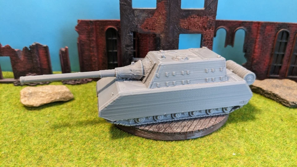 Panzerkampfwagen (VIII) " Jagdmaus " Prototipo Carro Armato Kit Modello WW2 1:87 - Immagine 3 di 4