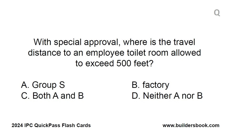 2024 International Plumbing Code IPC QuickPass Flash-Cards Foto 3 de 4