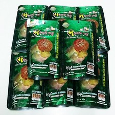 Okiko Cichlid Flowerhorn Fish Food Calcium Head Faster Floating 12 M Pellet 100g