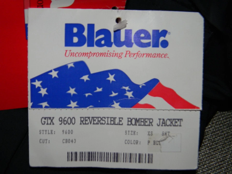 BLAUER GTX 9600 REVERSIBLE  BOMBER JACKET EMS  POLICE BLUE ORANGE NWT - Image 4 of 4