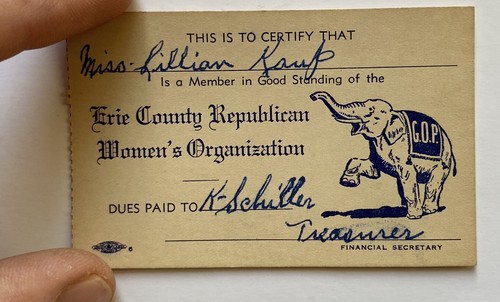 Antique Women’s Voting Suffrage Eerie IN Indian County Republican Organization - Picture 3 of 6