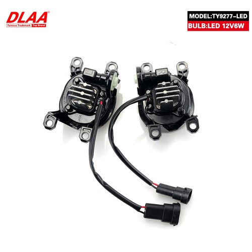 2Pcs Front Fog Lights Assembly w/ Clear Grills Bumper For Toyota Corolla 19-20 - Picture 6 of 6