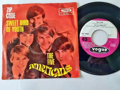 The Five Americans - Zip code 7'' Vinyl Germany