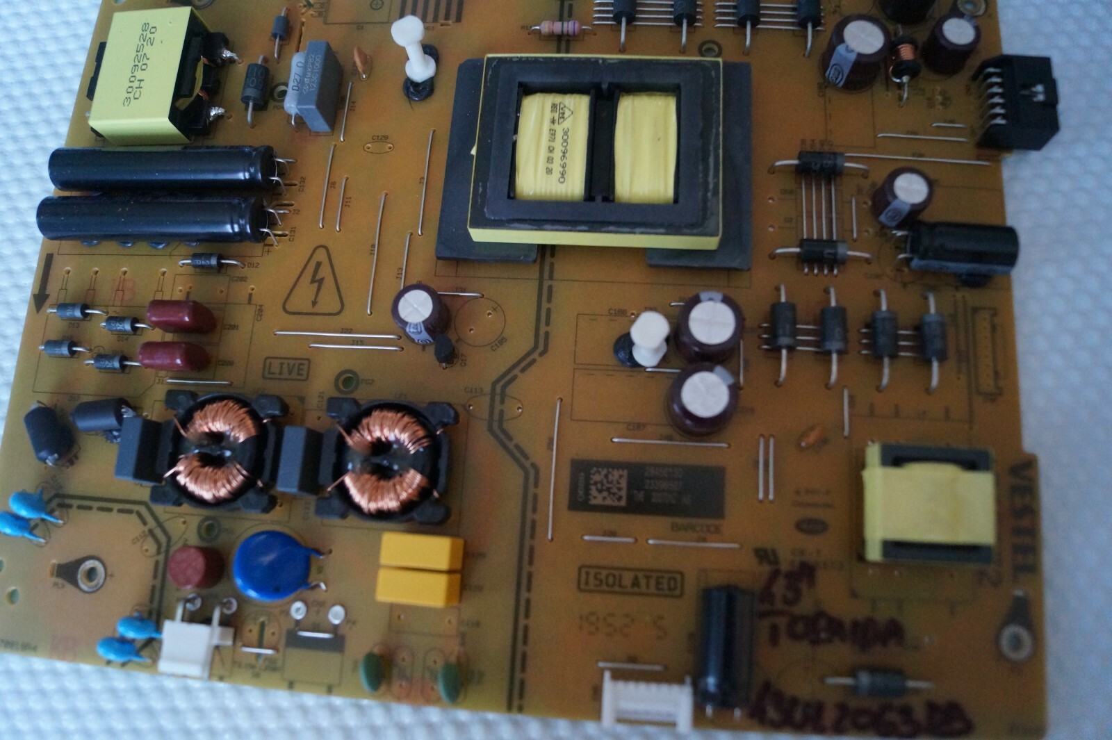 PSU POWER SUPPLY BOARD 17IPS72 23396597 FOR 43"" TOSHIBA 43UL2063DB LED TV