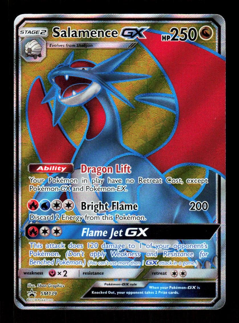 Salamence GX - SM139 Holo Promo Sun & Moon Promo Pokemon LP