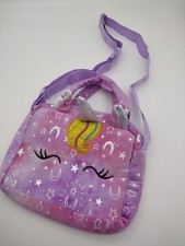 Unicorn Children Shoulder Bag Girls Plush Crossbody Bag Purse