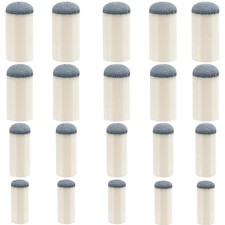 20-Piece Pool Cue Tip Replacement Kit 4 Sizes Billiard Accessories NEW