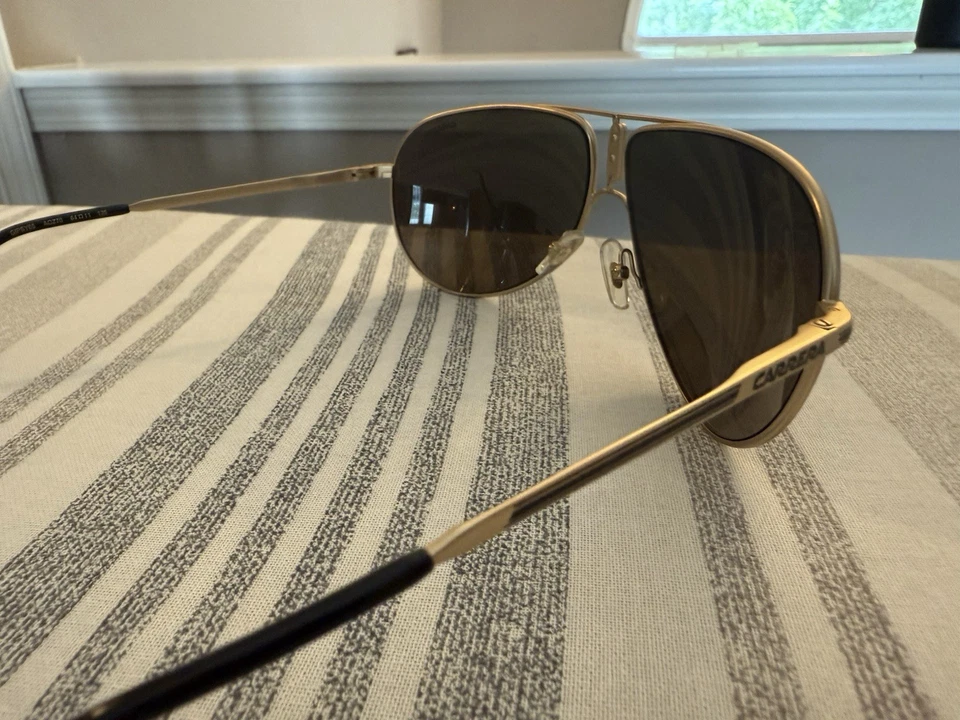 CARRERA GIPSY Polished Gold Frame Bronze Lens Sunglass GIPSY65 AOZ70 - Image 4 of 4