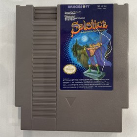 Solstice The Quest for the Staff of Demnos -(Nintendo NES, 1990) Tested / Works