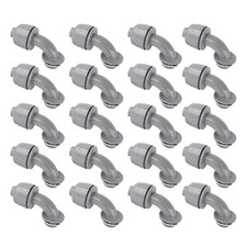 ⁺20PCS Liquid Tight Connector 3/4 NPT 90 Degree Conduit Fittings For PVC