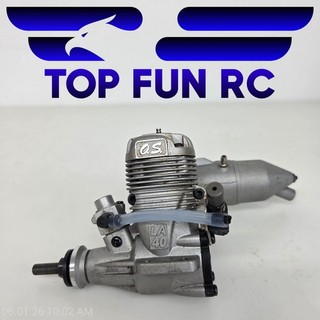 O.S. LA 40 NITRO MOTOR W/MUFFLER