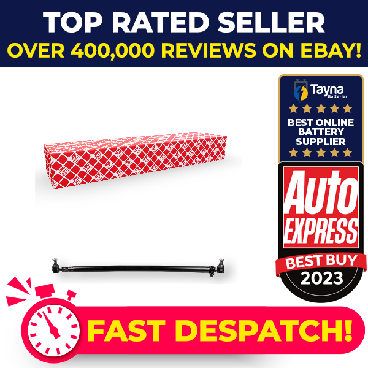 Steering Rod Assembly Outer 173274 Febi 5010439078 Genuine Quality Guaranteed