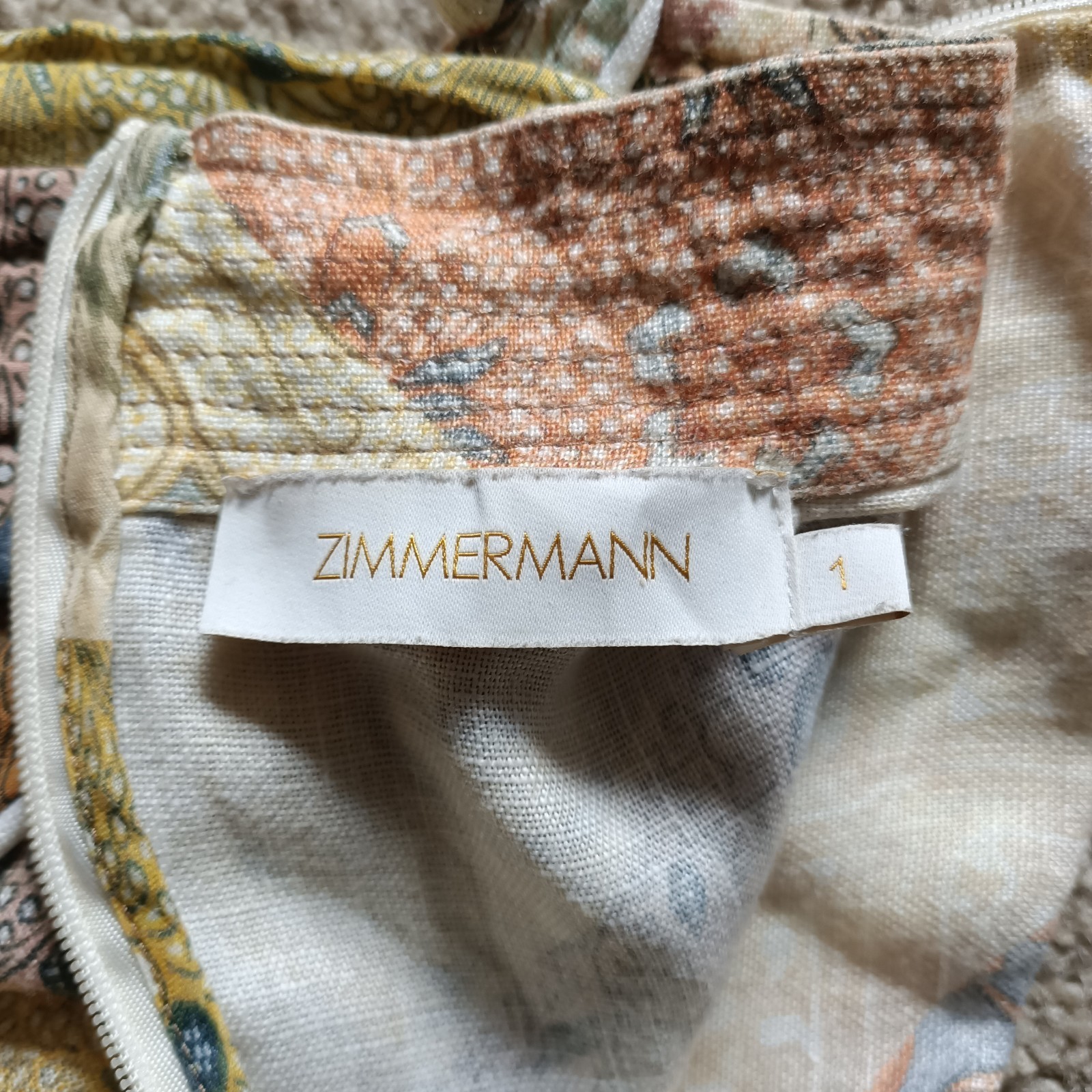 Zimmermann Brightside Batik Patch Belted Mini Dre… - image 5