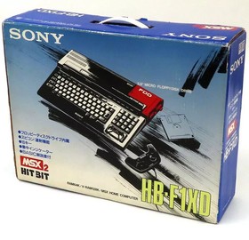 Working SONY MSX2 HITBIT HB-F1XD old PC games can be started