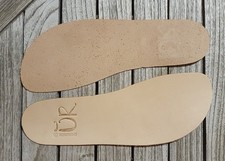 Einlegesohlen f&uuml;r Barfu&szlig;schuhe echtes Leder - ohne Schadstoffe, chromfrei