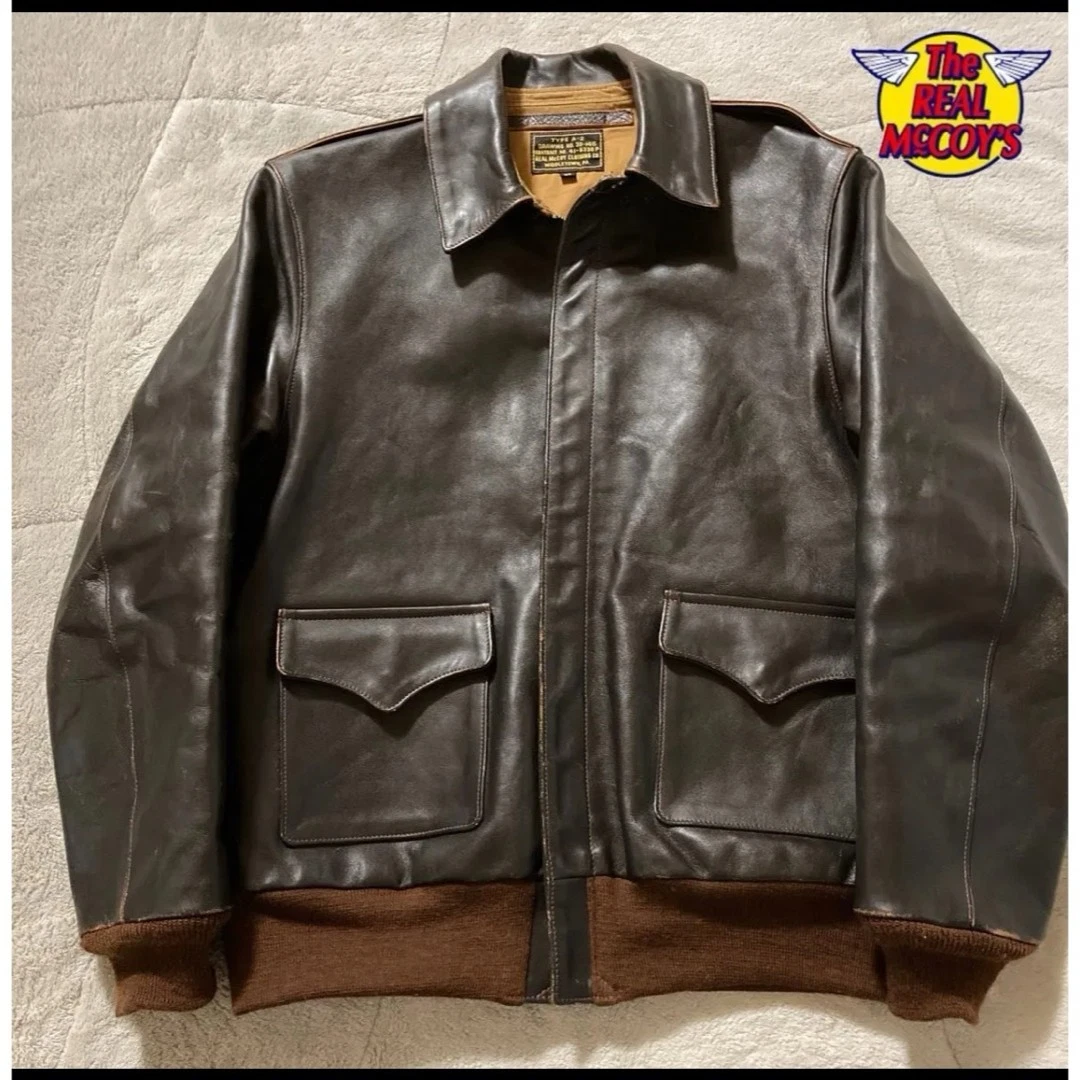 The Real McCoy's Leather Outer Shell Coats, Jackets & Vests for