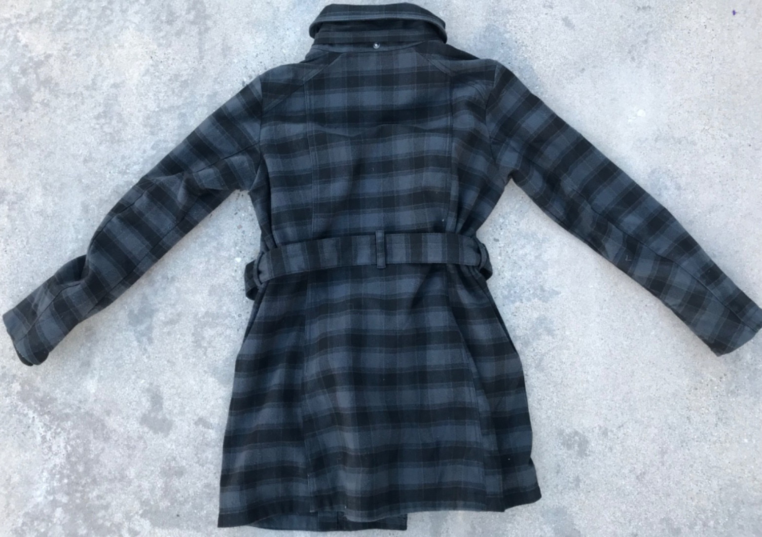 Womens Columbia Zenith Vista II Trench Heavy OmniHeat L Winter Jacket Coat Plaid thumbnail 3