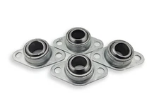 New Holland Skid Loader Flanged Bearing Set, # 86567251, Set Of Four.